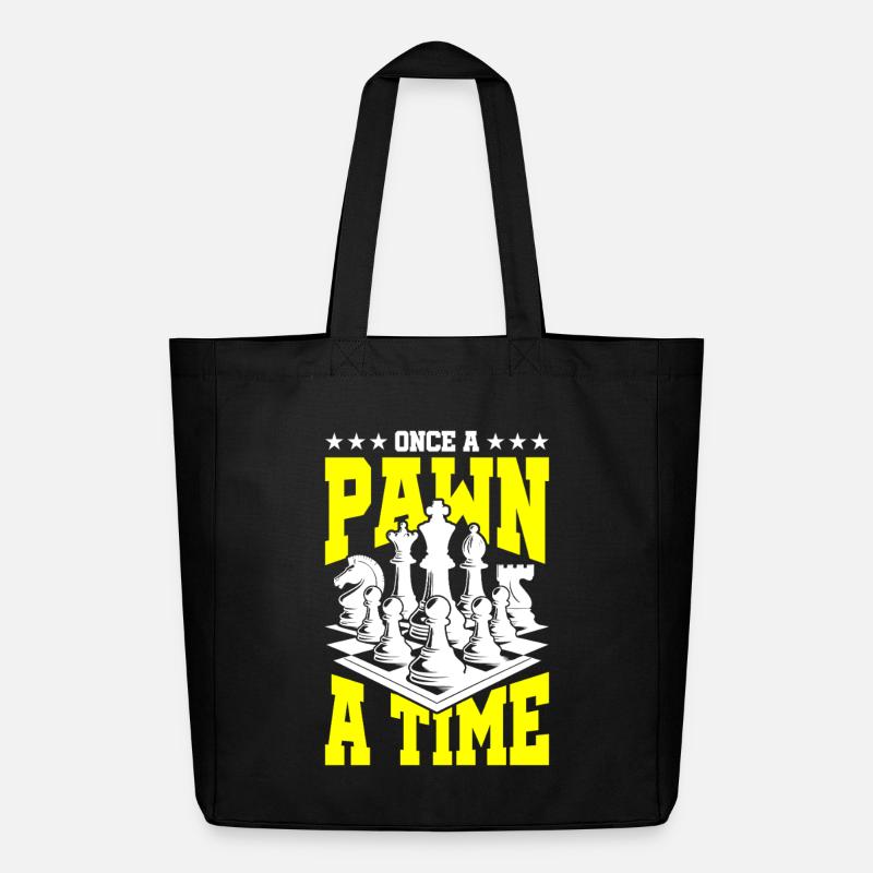 Once A Pawn A Time – Schach Shirt - Midweight recycelter Stoffbeutel von Stanley/Stella - Schwarz