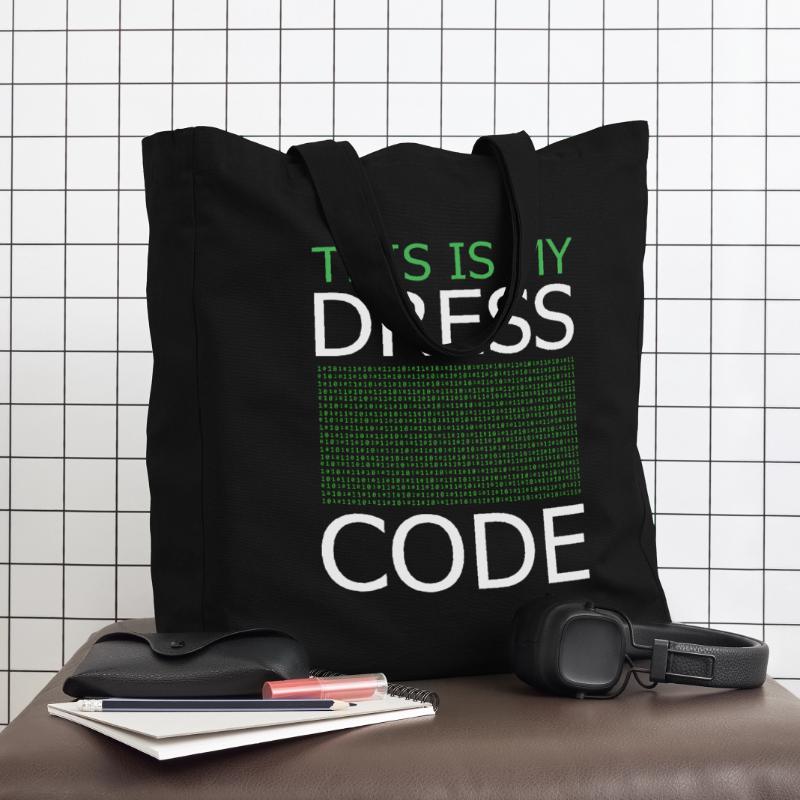 This is my Dress Code – Code Green Midweight Recycled Tote Bag by Stanley/Stella