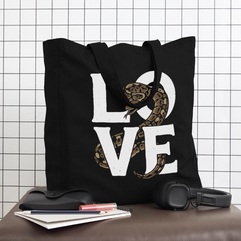 Les serpents rois Python ADORENT les pythons de terrarium Tote bag Stanley/Stella Midweight recyclé