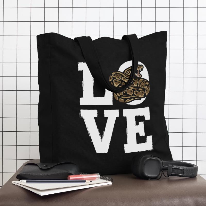 Les serpents rois Python ADORENT les pythons de terrarium Tote bag Stanley/Stella Midweight recyclé