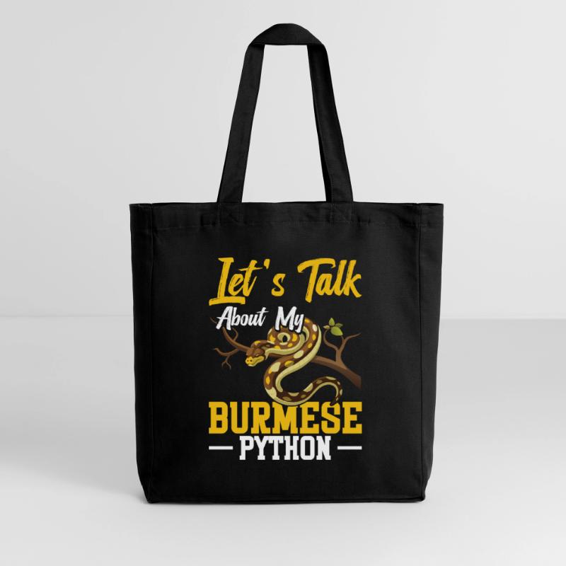  Burmese Python Owner Snake Terrarium Hide Python Midweight Recycled Tote Bag by Stanley/Stella