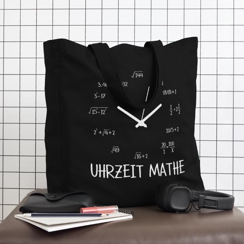 Temps maths math élève enseignant de maths Tote bag Stanley/Stella Midweight recyclé