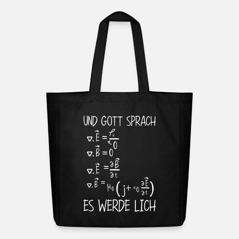 Et Dieu a dit qu’il deviendrait mathématicien - Tote bag Stanley/Stella Midweight recyclé - noir