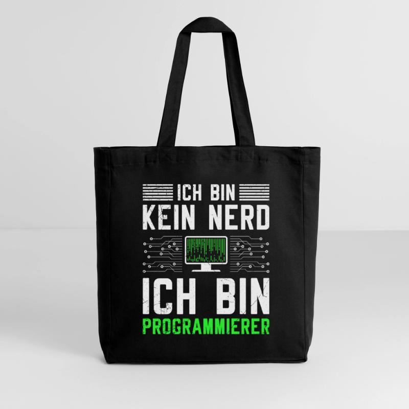 Computer ICH BIN KEIN NERD ICH BIN PROGRAMMIERER Midweight recycelter Stoffbeutel von Stanley/Stella