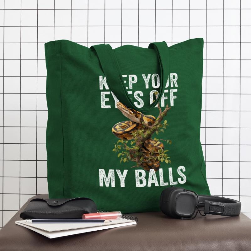 King Python Snakes Lover Terrarium Python Midweight Recycled Tote Bag by Stanley/Stella