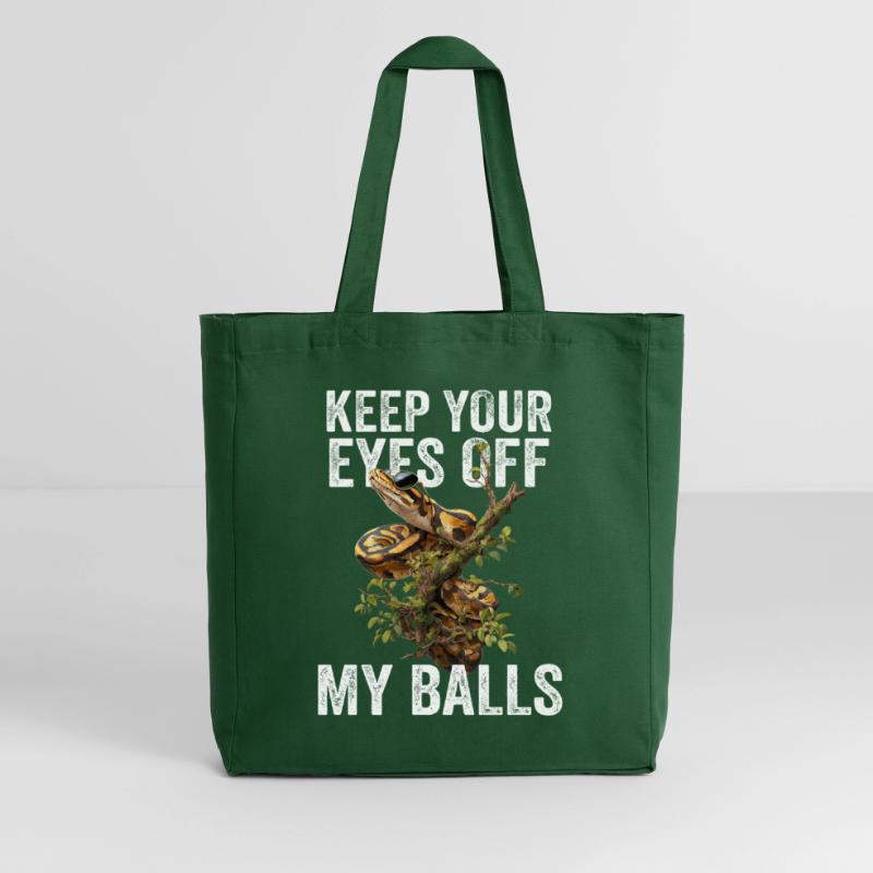 King Python Snakes Lover Terrarium Python Midweight Recycled Tote Bag by Stanley/Stella