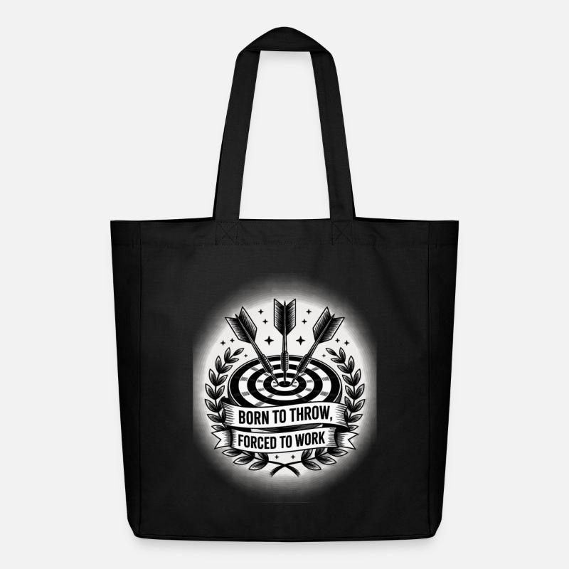Conception de fléchettes pour joueurs de fléchettes pour les fans de fléchettes - Tote bag Stanley/Stella Midweight recyclé - noir