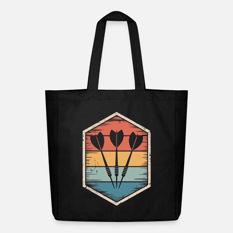Conception de fléchettes pour joueurs de fléchettes pour les fans de fléchettes - Tote bag Stanley/Stella Midweight recyclé - noir