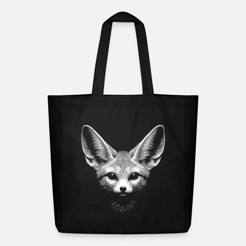 Fennek - Midweight recycelter Stoffbeutel von Stanley/Stella - Schwarz