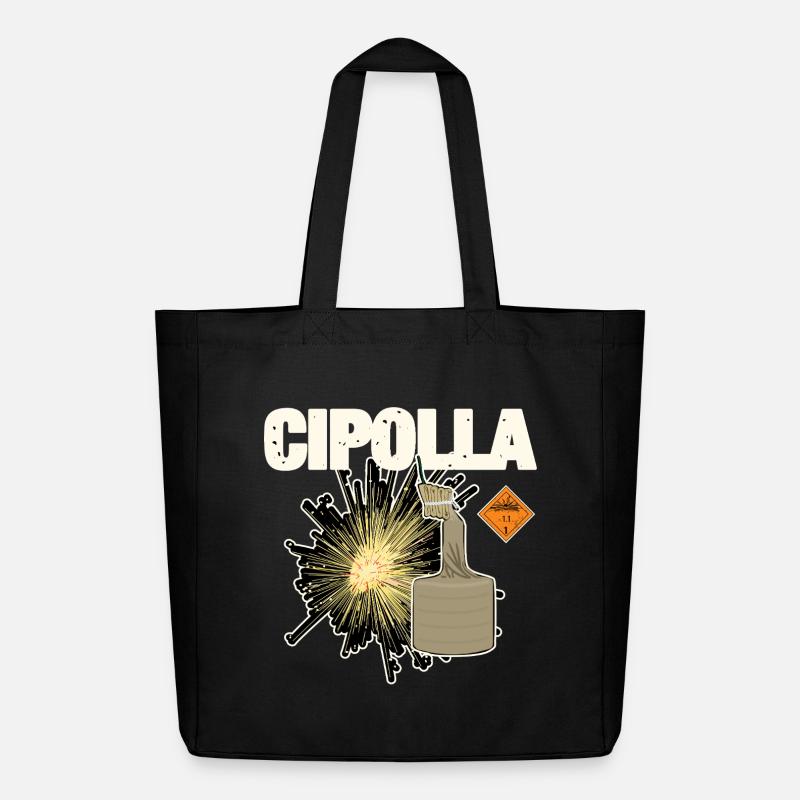 Cipolla Pyro - Midweight recycelter Stoffbeutel von Stanley/Stella - Schwarz
