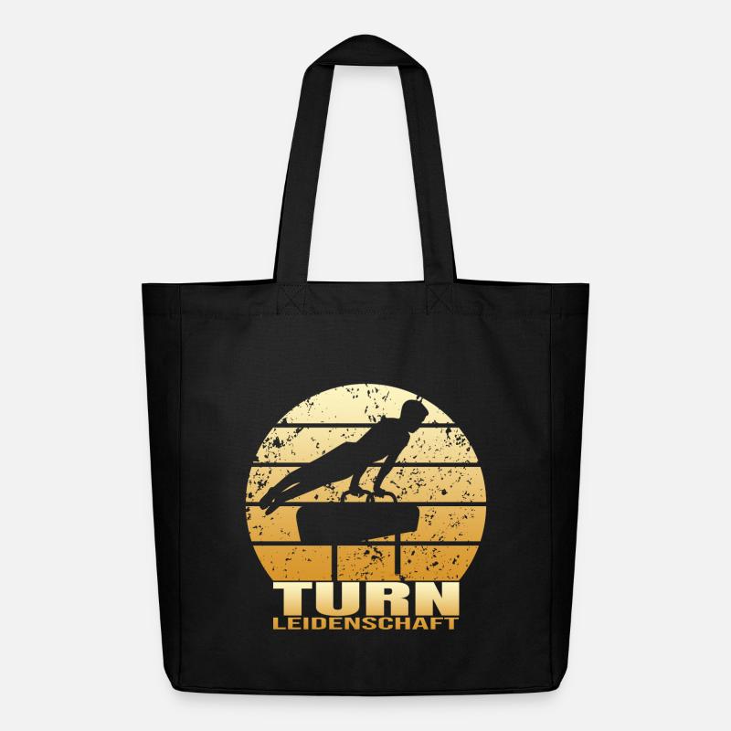 Turn Leidenschaft - Midweight recycelter Stoffbeutel von Stanley/Stella - Schwarz
