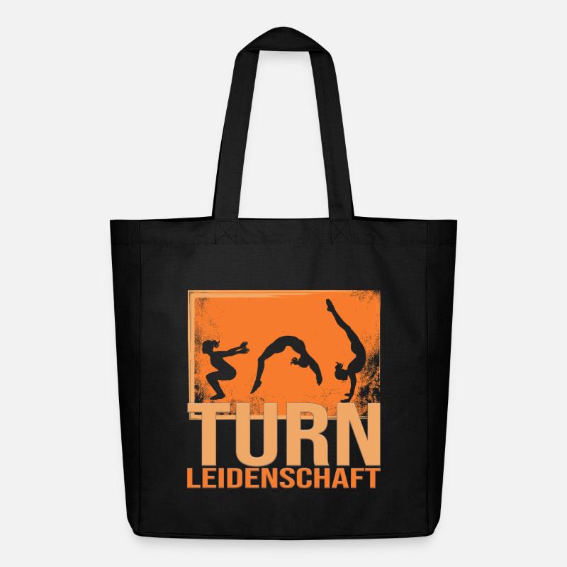 Turn Leidenschaft - Midweight recycelter Stoffbeutel von Stanley/Stella - Schwarz