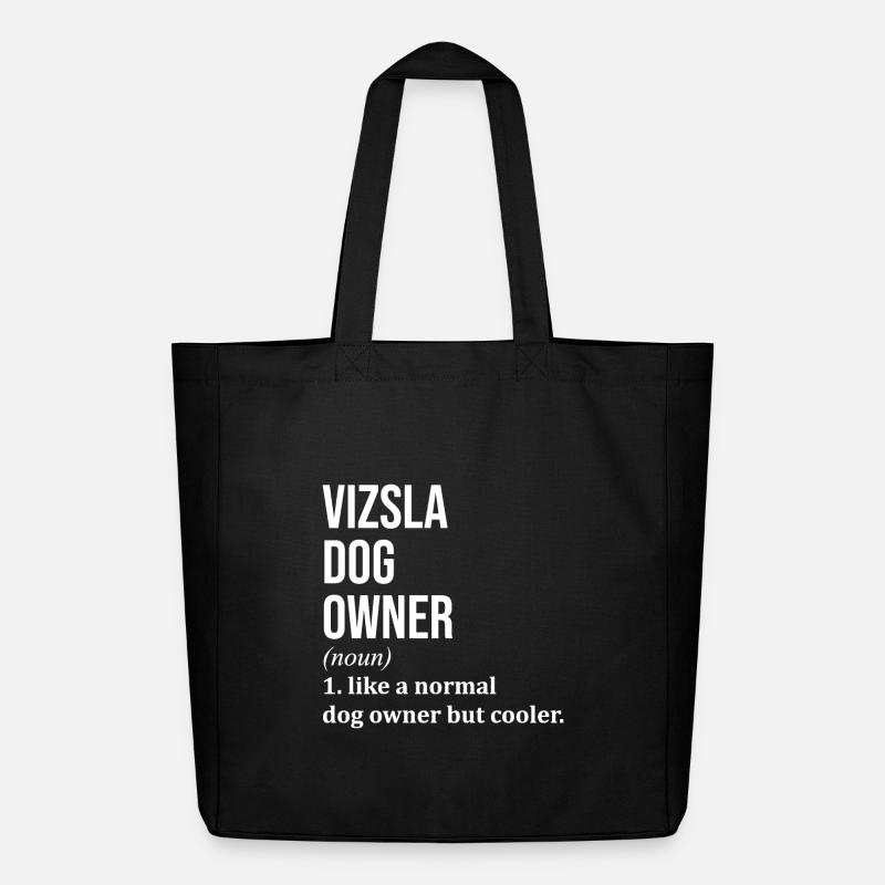 Vizsla - Midweight recycelter Stoffbeutel von Stanley/Stella - Schwarz