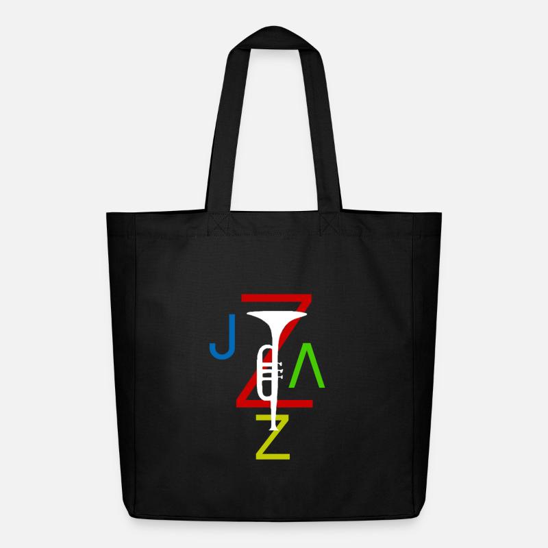Jazz - Midweight recycelter Stoffbeutel von Stanley/Stella - Schwarz