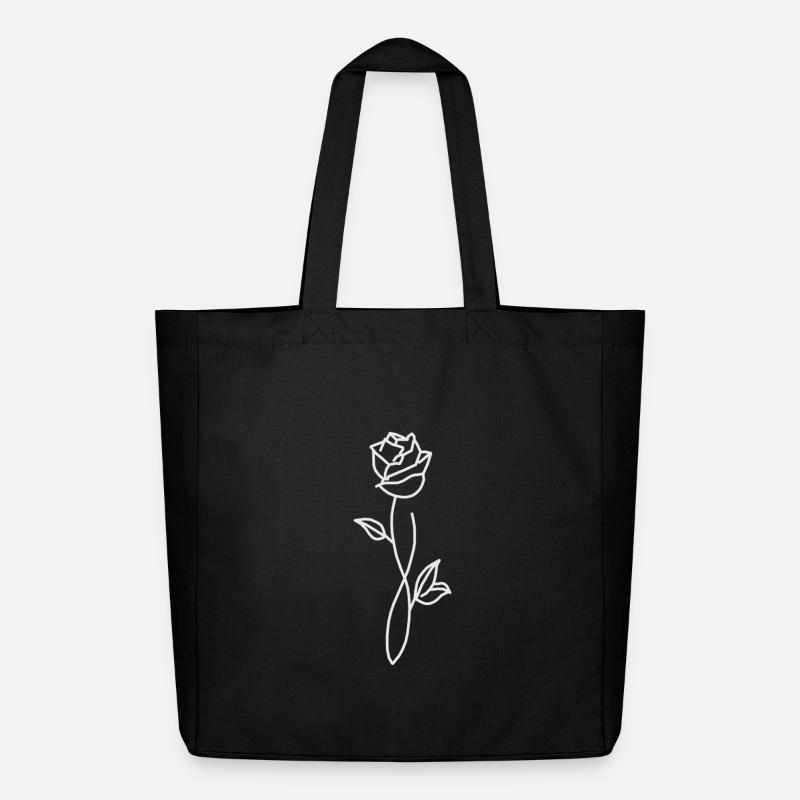 Rose - Midweight recycelter Stoffbeutel von Stanley/Stella - Schwarz
