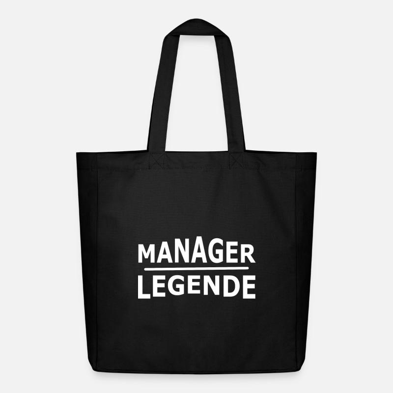 Manager - Midweight recycelter Stoffbeutel von Stanley/Stella - Schwarz