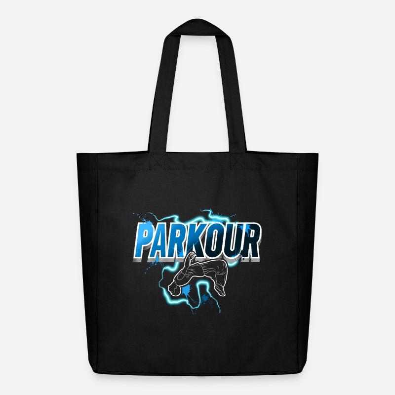 Parkour - Midweight recycelter Stoffbeutel von Stanley/Stella - Schwarz