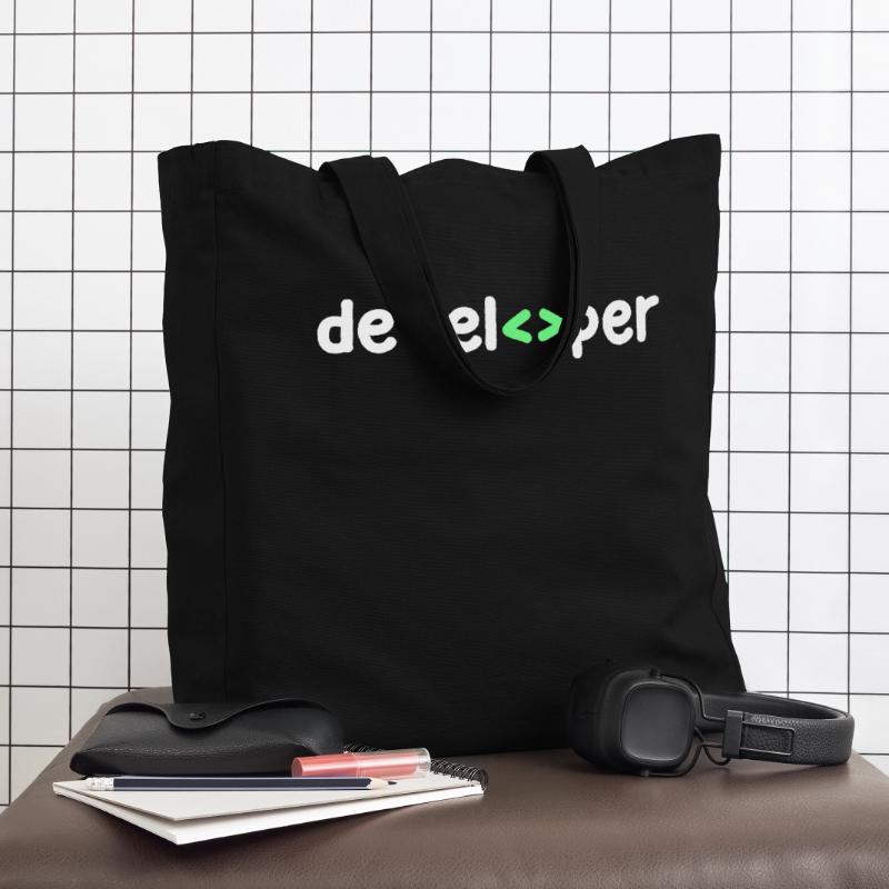 Développeur Code Scripting Debug Informatik Geek Tote bag Stanley/Stella Midweight recyclé