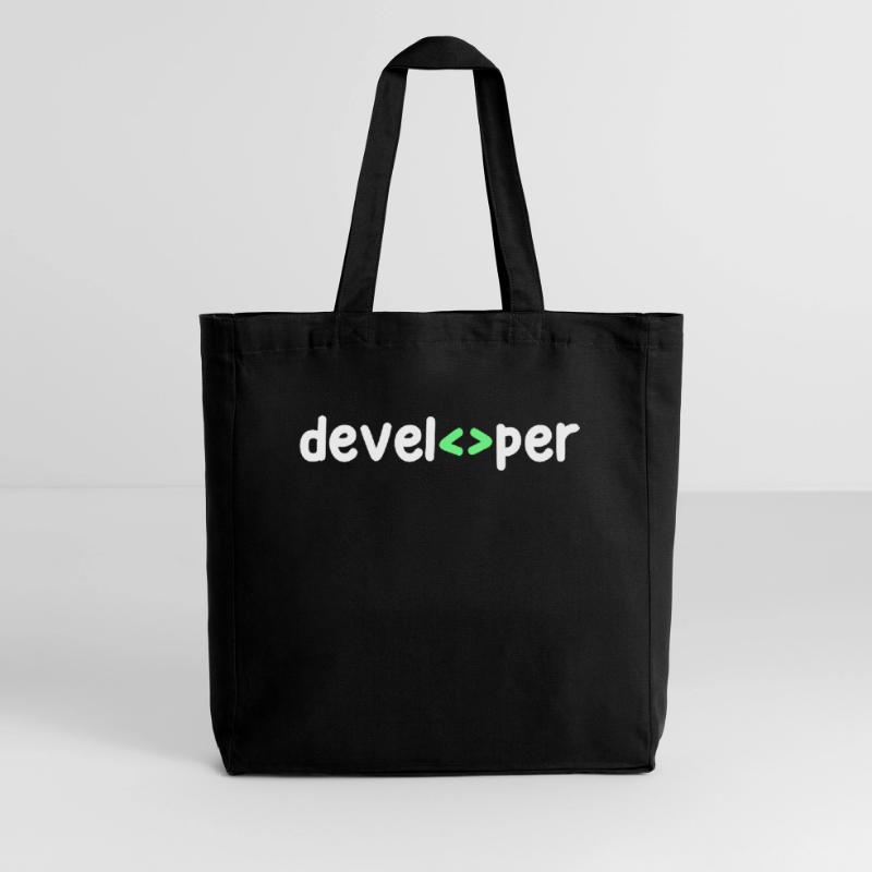 Développeur Code Scripting Debug Informatik Geek Tote bag Stanley/Stella Midweight recyclé