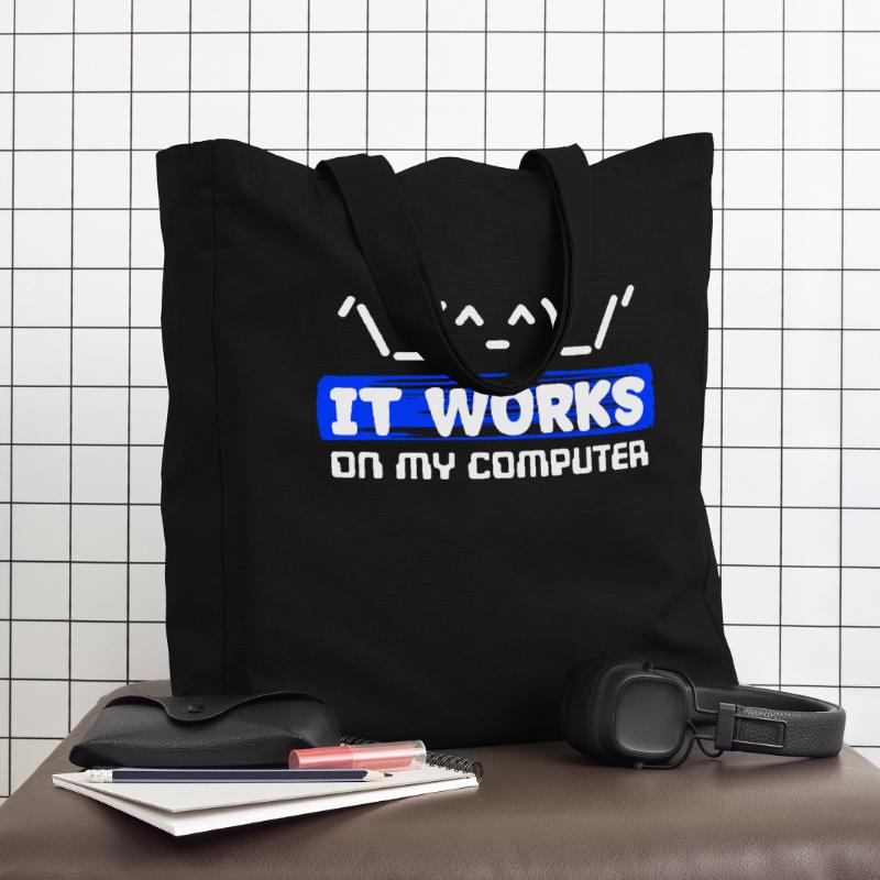 Debug Statement Bugfixing Scripting Code Developer Midweight Recycled Tote Bag by Stanley/Stella