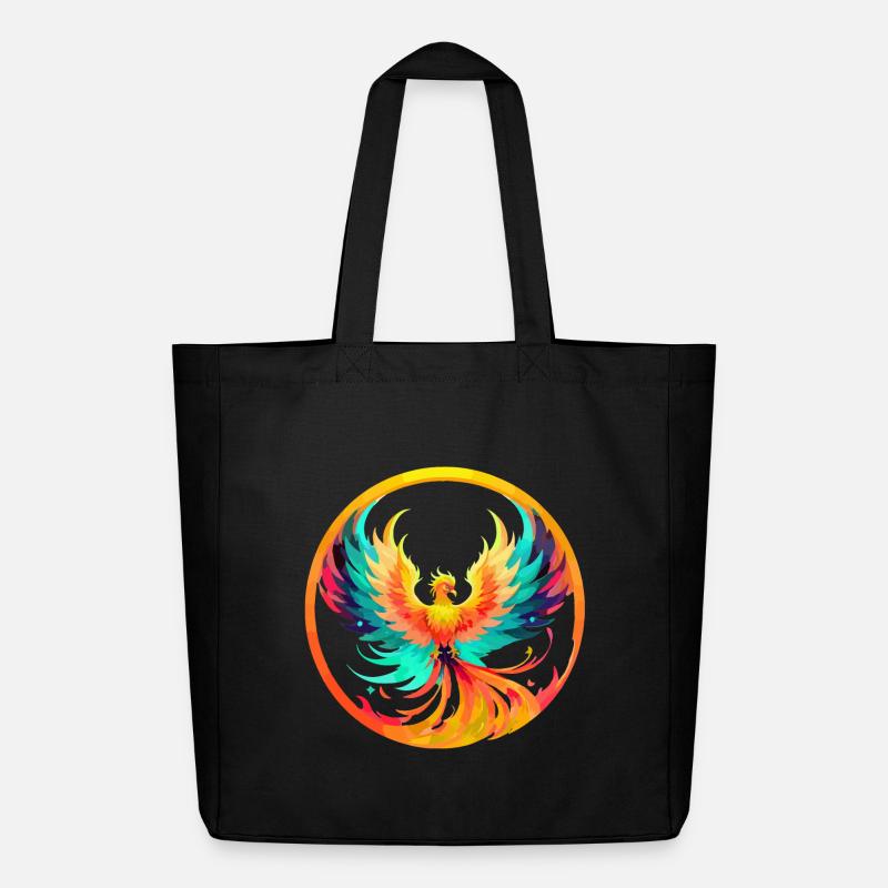Phoenix Phönix - Midweight recycelter Stoffbeutel von Stanley/Stella - Schwarz