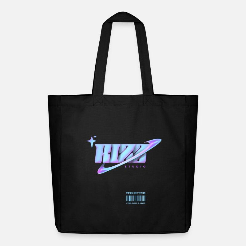 Rizz Studio Galaxy Look - Midweight recycelter Stoffbeutel von Stanley/Stella - Schwarz
