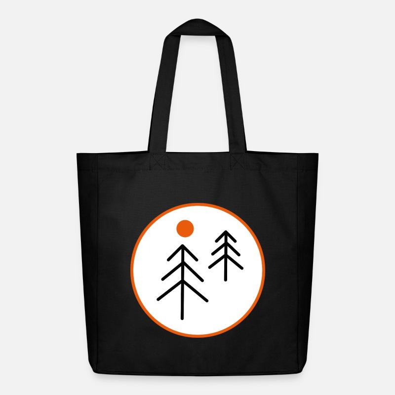 Tree - Midweight Recycled Tote Bag by Stanley/Stella - black