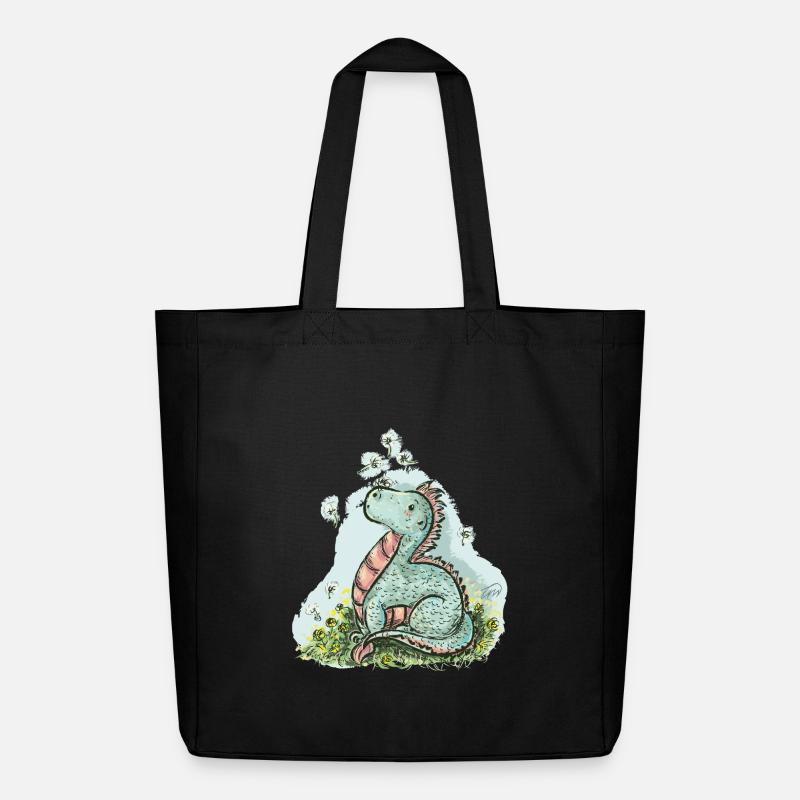 Kleiner Drache Manuel - Midweight recycelter Stoffbeutel von Stanley/Stella - Schwarz