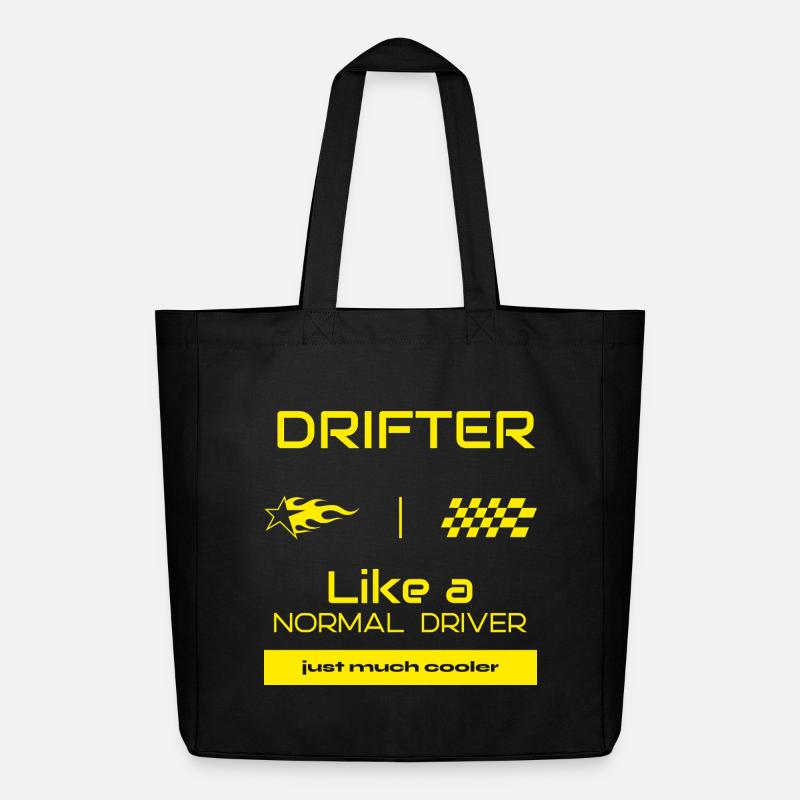 Drifter - wie ein normaler Driver, nur viel cooler - Midweight recycelter Stoffbeutel von Stanley/Stella - Schwarz
