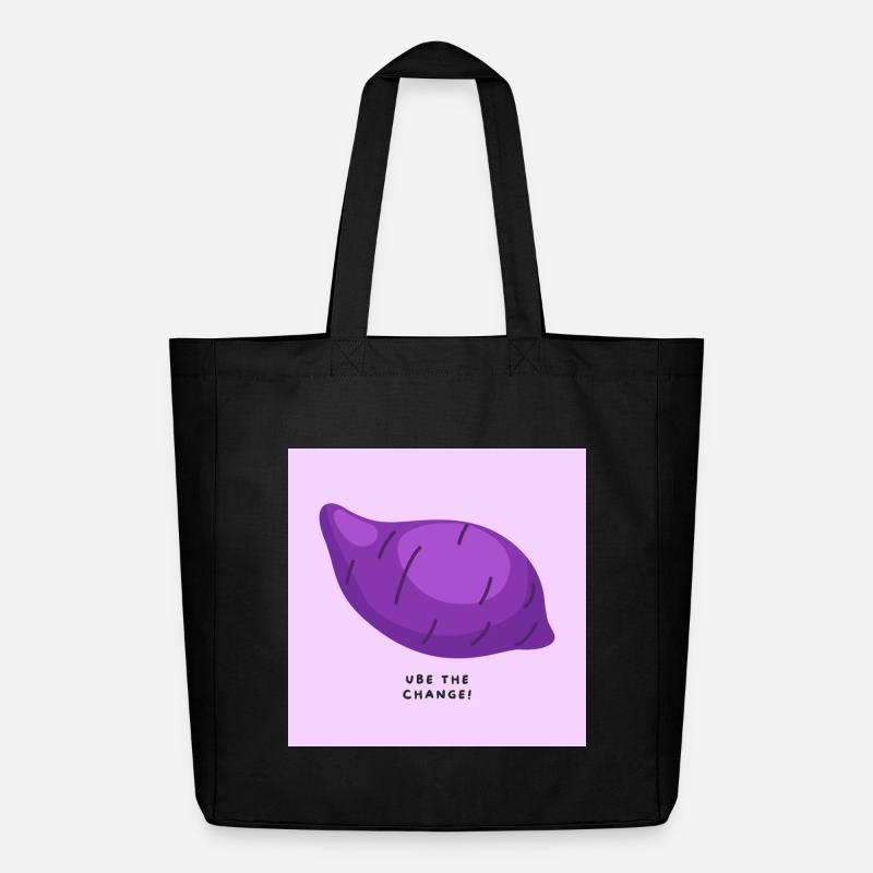 Ube the change - Midweight recycelter Stoffbeutel von Stanley/Stella - Schwarz