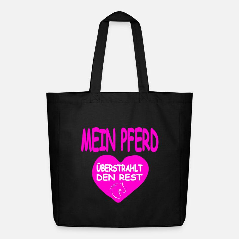 Cheval - Tote bag Stanley/Stella Midweight recyclé - noir