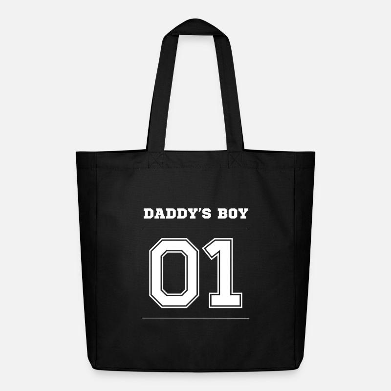 Daddy‘s Boy 01 - Midweight recycelter Stoffbeutel von Stanley/Stella - Schwarz