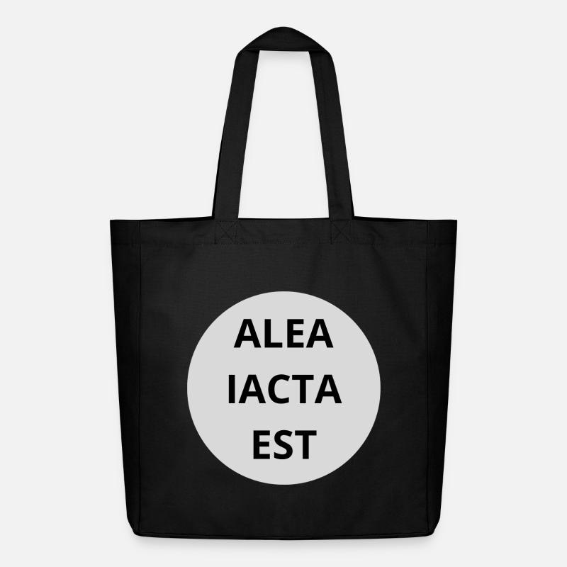 Alea Iacta est - Midweight recycelter Stoffbeutel von Stanley/Stella - Schwarz