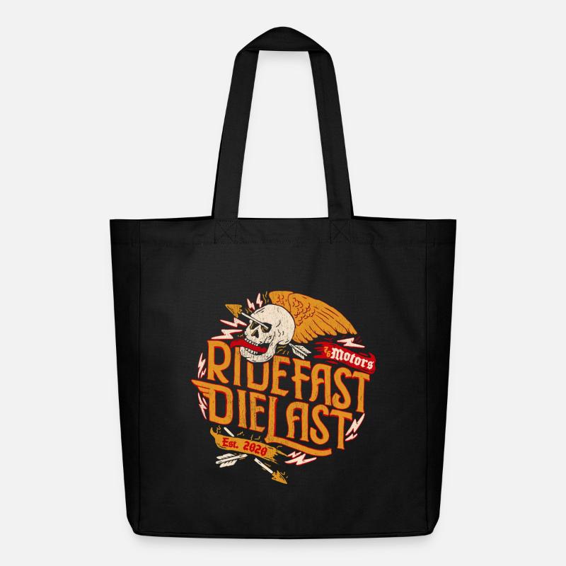 Ride Fast - Midweight recycelter Stoffbeutel von Stanley/Stella - Schwarz