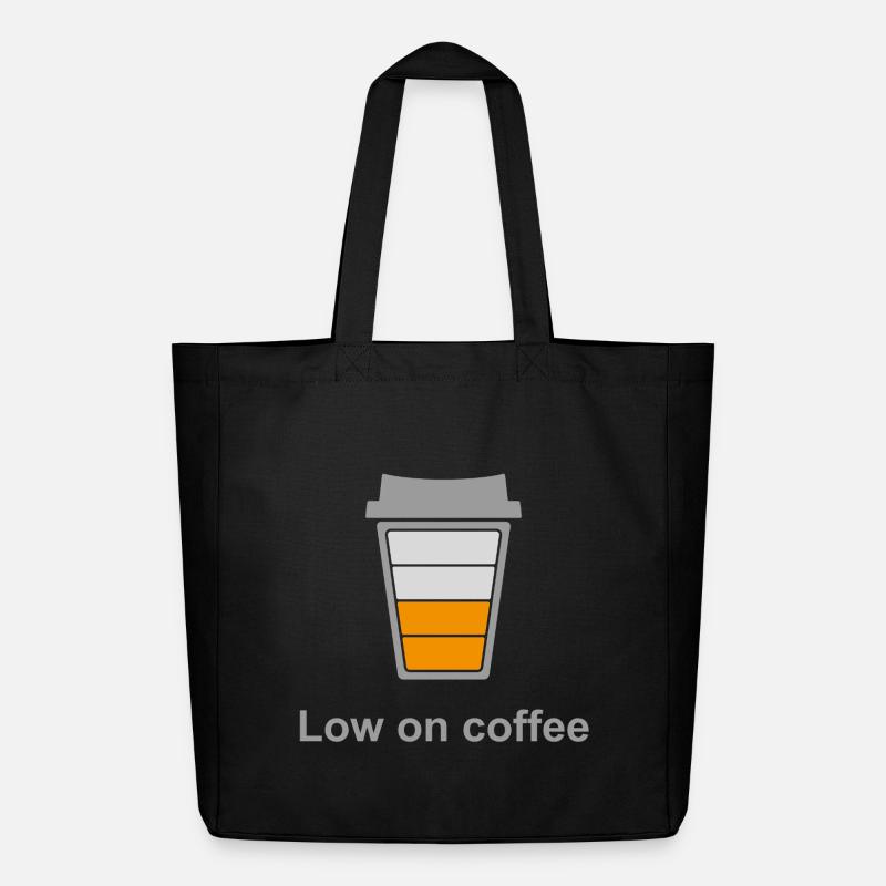 Peu de café - Tote bag Stanley/Stella Midweight recyclé - noir