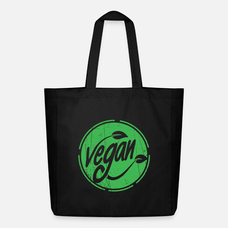 Vegan - Midweight recycelter Stoffbeutel von Stanley/Stella - Schwarz