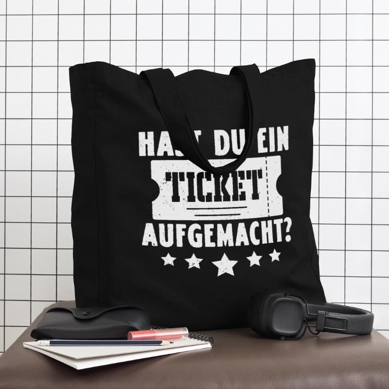 Science Coder DID YOU OPEN A TICKET FUNNY Midweight Recycled Tote Bag by Stanley/Stella