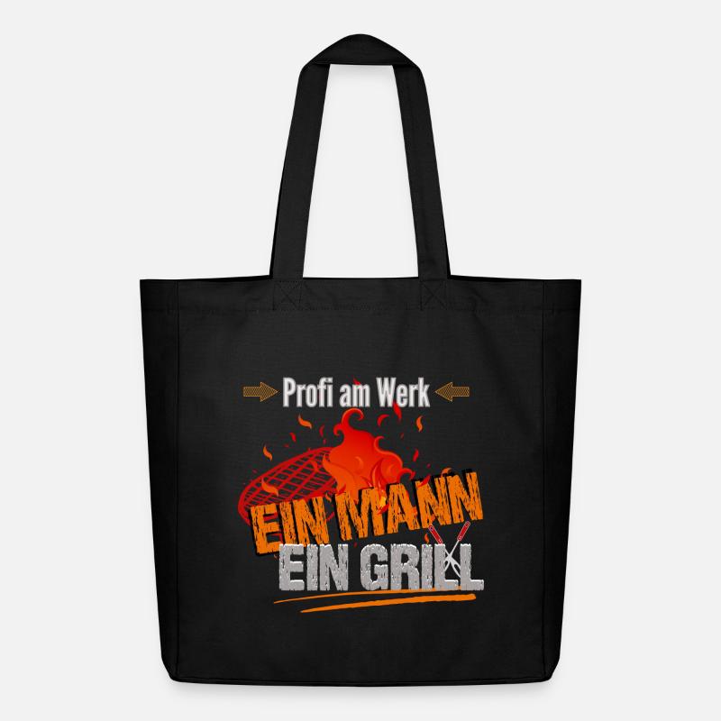Profi am Werk - Midweight recycelter Stoffbeutel von Stanley/Stella - Schwarz