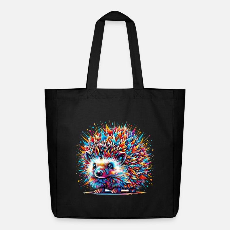 Hérisson - Tote bag Stanley/Stella Midweight recyclé - noir