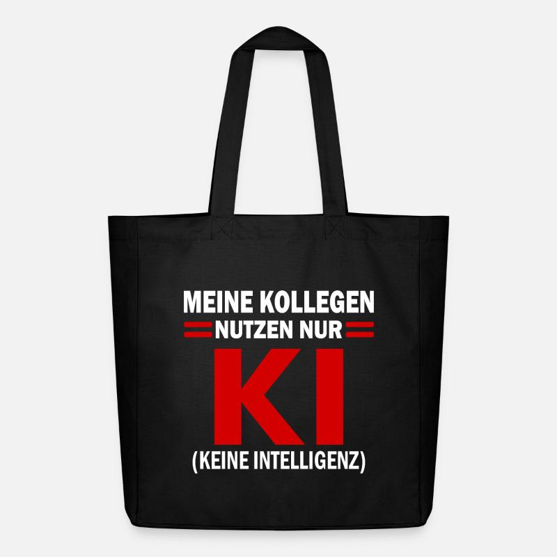 Mes collègues n’utilisent que l’IA (sans intelligence) - Tote bag Stanley/Stella Midweight recyclé - noir