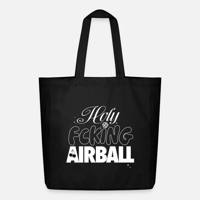 F*cking Airball Moment - Midweight recycelter Stoffbeutel von Stanley/Stella - Schwarz