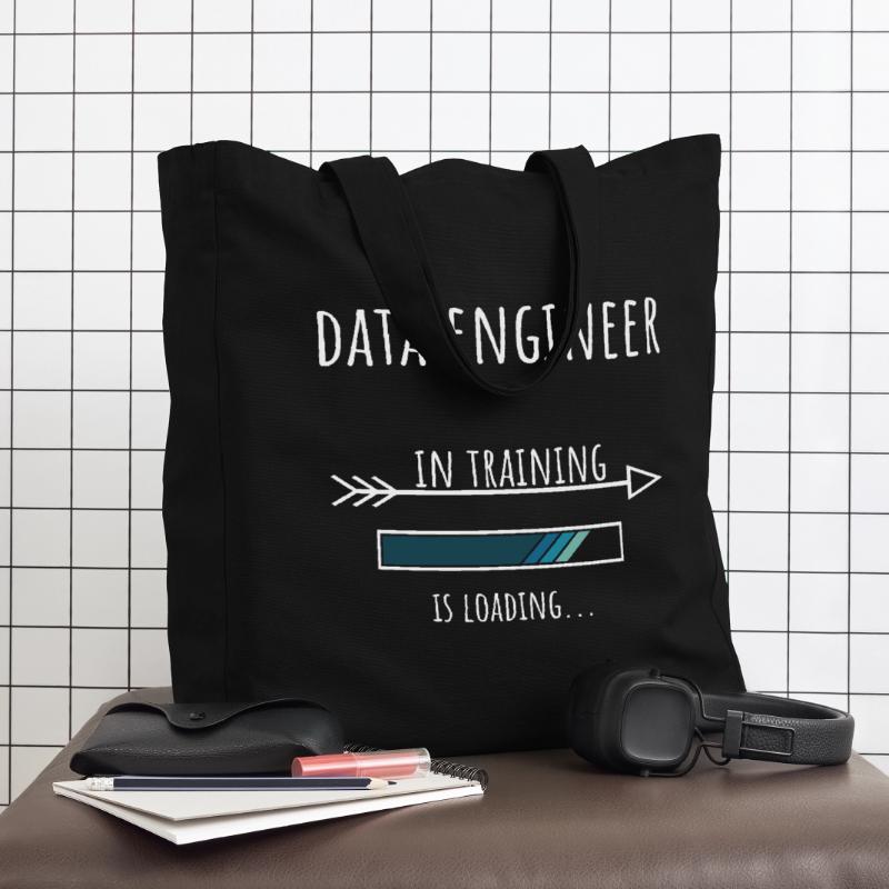 Gift Profession Training Data Engineer Midweight Recycled Tote Bag by Stanley/Stella