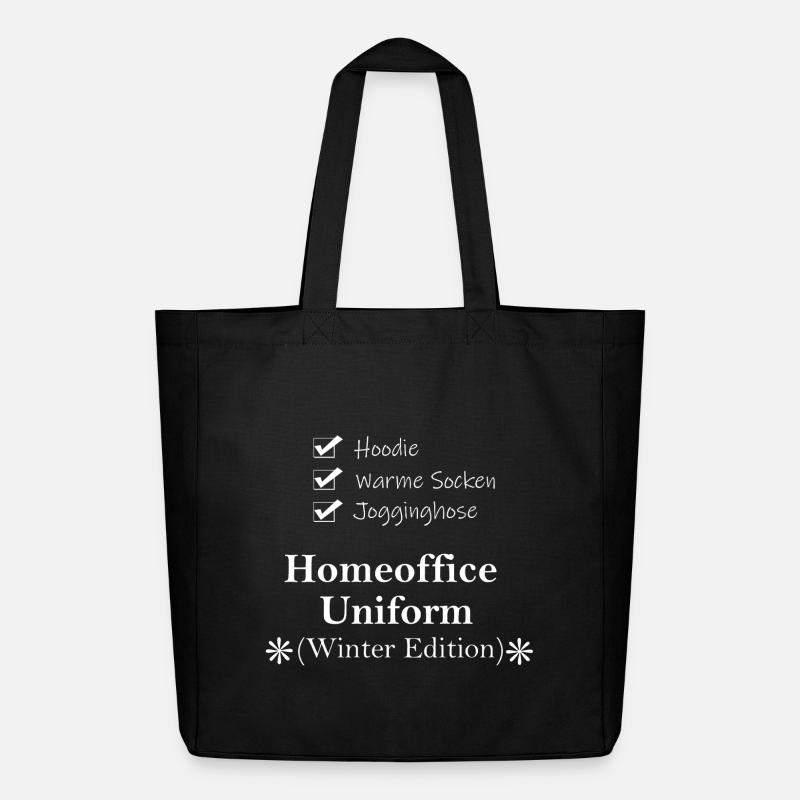 Checkliste_Homeoffice_Uniform_WW - Midweight recycelter Stoffbeutel von Stanley/Stella - Schwarz