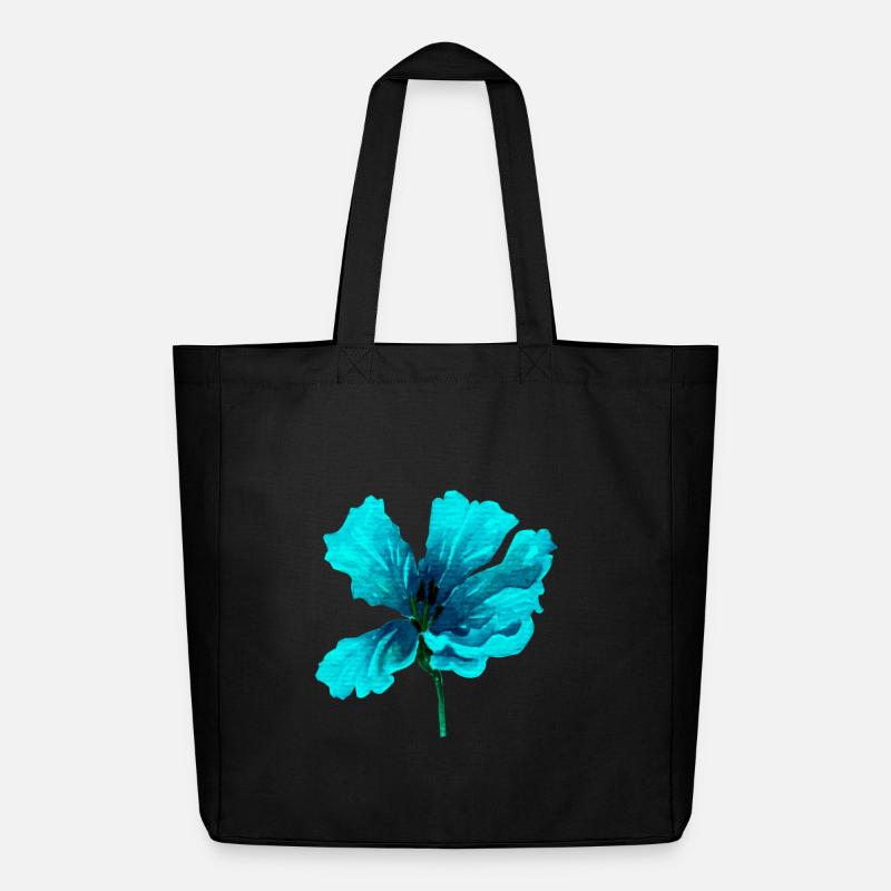 Blume - Midweight recycelter Stoffbeutel von Stanley/Stella - Schwarz