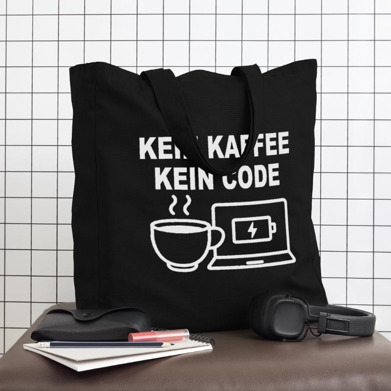 Kein Kaffee Kein Code - Conception de programmeur amusant Tote bag Stanley/Stella Midweight recyclé