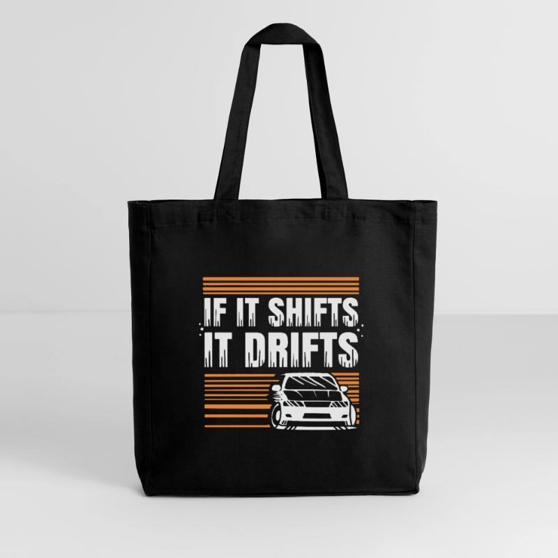 Si ça bouge, ça dérape, devis de dérapage de voiture, devis de conception Tote bag Stanley/Stella Midweight recyclé