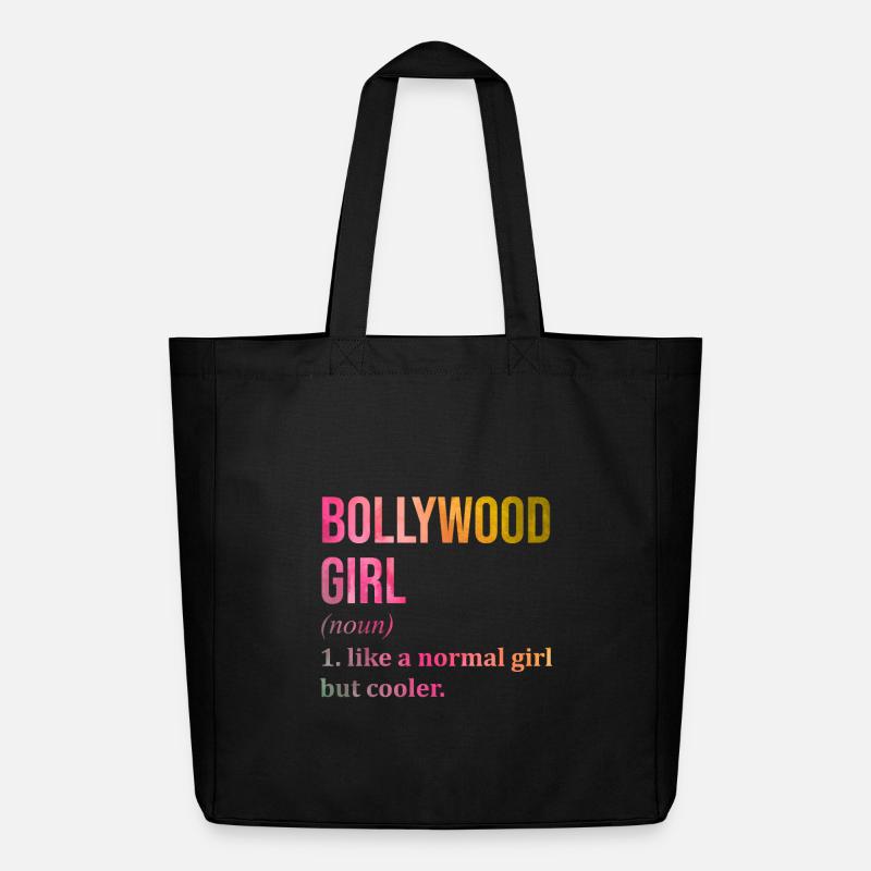 Bollywood - Midweight recycelter Stoffbeutel von Stanley/Stella - Schwarz