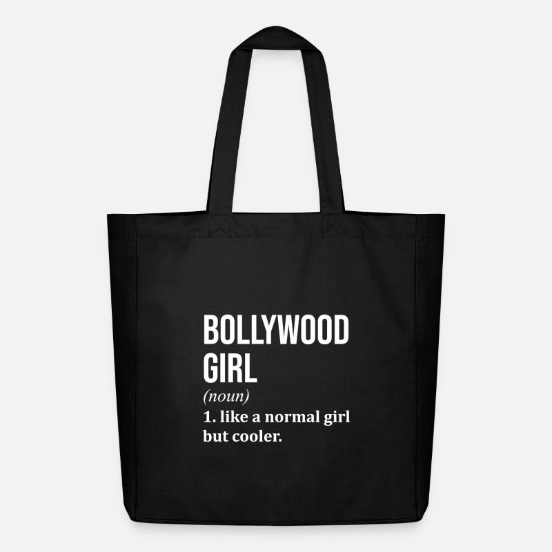 Bollywood - Midweight recycelter Stoffbeutel von Stanley/Stella - Schwarz