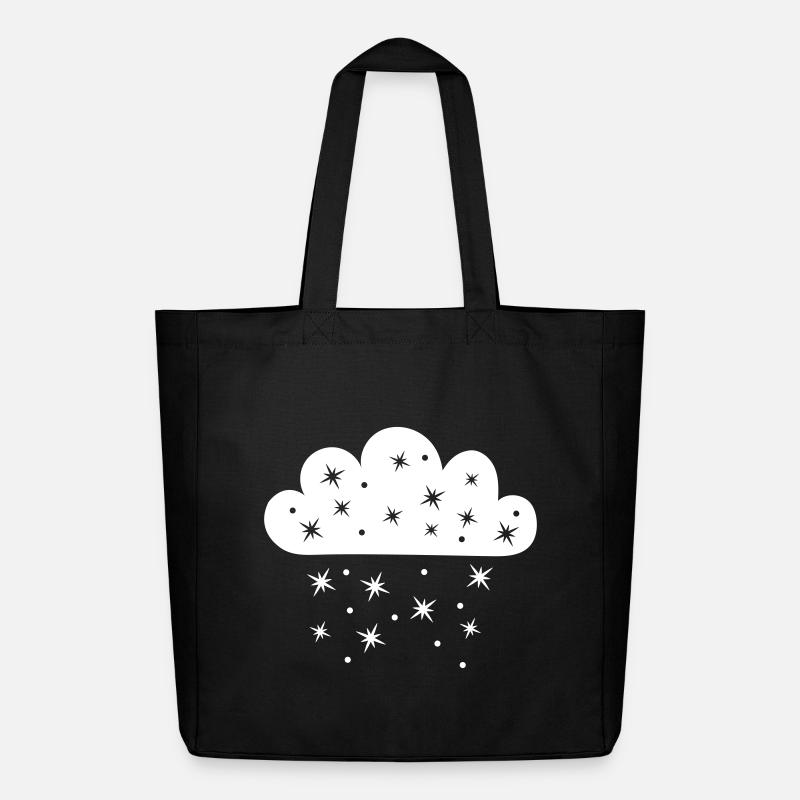 Cloud Starfall - Midweight Recycled Tote Bag by Stanley/Stella - black