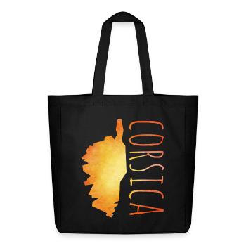 Corse - Tote bag Stanley/Stella Midweight recyclé - noir - Devant
